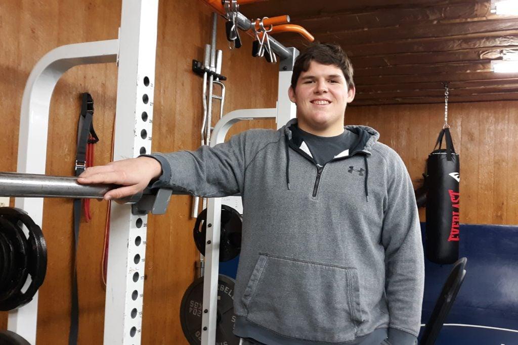 Homemade: Inside the garage gym West Virginia signee Zach Frazier created to go after his goals