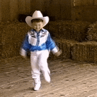 cowboy dancing GIF