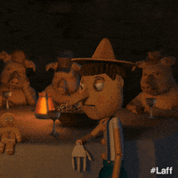 Three Little Pigs Wow GIF by Laff