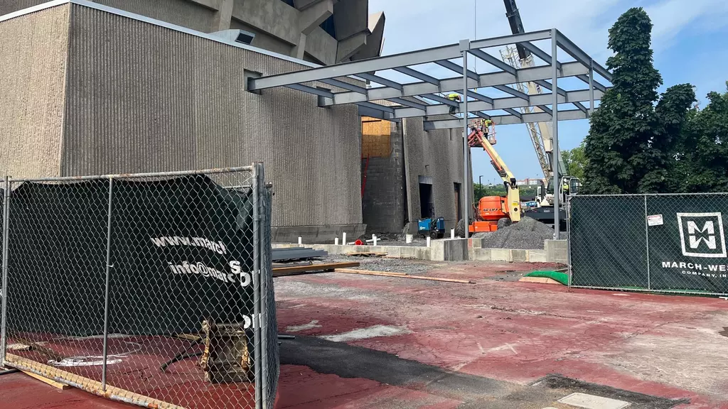 New Coliseum Club Area Under Construction a ‘Win-Win’ for Mountaineer Athletics