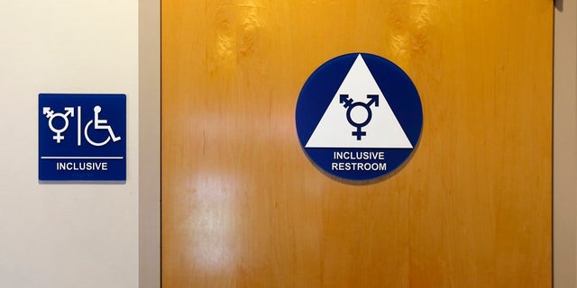 A gender-neutral bathroom is seen at the University of California, Irvine in Irvine, California September 30, 2014. The University of California will designate gender-neutral restrooms at its 10 campuses to accommodate transgender students, in a move that may be the first of its kind for a system of colleges in the United States. REUTERS/Lucy Nicholson (UNITED STATES - Tags: EDUCATION SOCIETY POLITICS) - GM1EAA10JEQ01