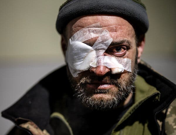 “You take them out and they keep coming and coming. There are so many,” said Pavlo, a Ukrainian soldier wounded in the eye by a rocket-propelled grenade.
